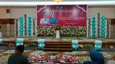 Limi Mokodompit Hadiri Peringatan Hari Kesatuan Gerak PKK Ke 51 Kabupaten.