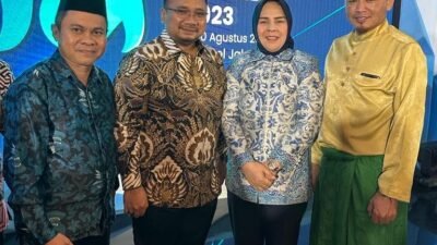 Didampingi Kakan Kementrian Agama, Walikota Kotamobagu Hadiri Penutupan PAI Award 2023