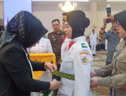 Walikota Kotamobagu Resmi Kukuhkan 36 Anggota Paskibraka Tahun 2023, Selasa 15 Agustus 2023.