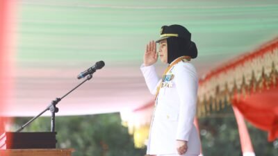 Walikota Kotamobagu Tatong Bara Pimpin Upacara Peringatan HUT RI ke-78, Kamis 17 Agustus 2023.