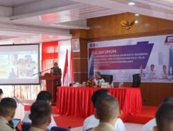 Srikandi Bolaang Mongondow Rraya (BMR) Tatong Bara bawakan materi di hadapan ratusan mahasiswa Institut Pemerintahan Dalam Negeri (IPDN), Rabu 2 Agustus 2023.