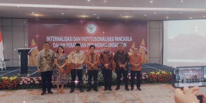 Wabup Bolsel Hadiri Kegiatan Lokakarya Internalisasi Bersama BPIP RI