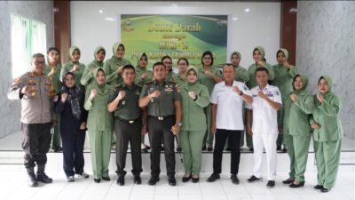 Bakti Sosial HUT Persit Ke-78, Kodim Bolmong Gelar Aksi Donor Darah