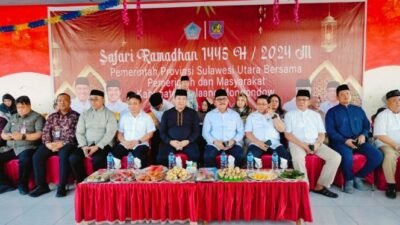 Pj Bupati Limi Mokodompit Dampingi Wagub Steven Kandouw Safari Ramadhan di Bolmong