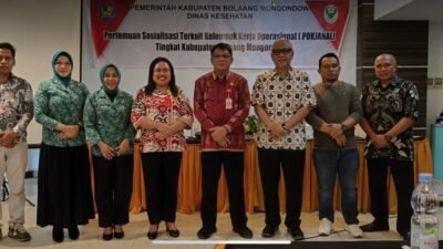 Dihadiri Sekda Bolmong, Dinkes Gelar Pokjanal Posyandu