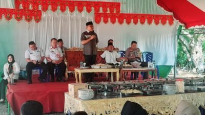 Pemkab Bolmong Gelar Halal Bi Halal di Desa Motabang, Ini Pesan Bupati Limi