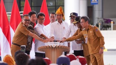 Bupati Limi Mokodompit Penuhi Undangan Presiden Jokowi di Sulteng Dalam Rangka Peresmian Bandara Bolmong