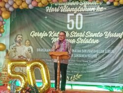 Resmikan Gereja Katolik Santo Yusuf Mopuya, Ini Pesan Limi Mokodompit