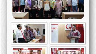 Sekda Bolmong Bersama Dirut RSUD Terima Sertifikat Akreditasi Rumah Sakit Paripurna di Jakarta Sekda Bolmong Bersama Dirut RSUD Terima Sertifikat Akreditasi Rumah Sakit Paripurna di Jakarta