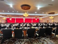 Kawal Pemilihan Serentak 2024, Bawaslu Bolmong Lantik 202 PKD di 202 Desa dan Kelurahan