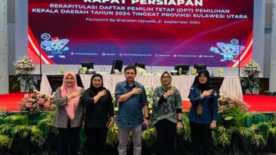 Hadiri Rapat Pleno Penetapan DPT Tingkat Provinsi Sulut, Ini Dia Rincian Jumlah Pemilih Kotamobagu yang Disampaikan KPU Kotamobagu