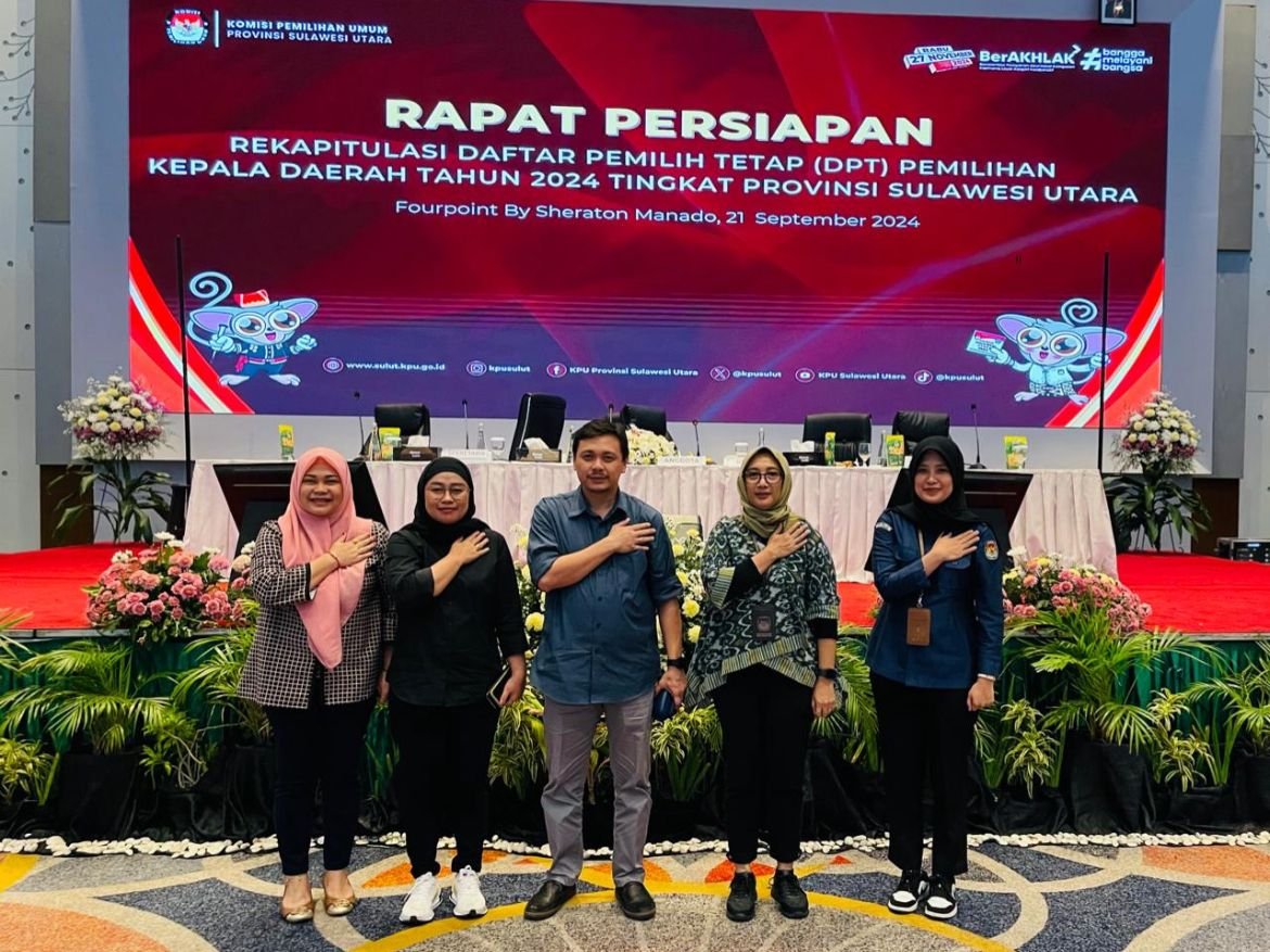 Hadiri Rapat Pleno Penetapan DPT Tingkat Provinsi Sulut, Ini Dia Rincian Jumlah Pemilih Kotamobagu yang Disampaikan KPU Kotamobagu