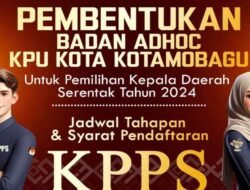 KPU Kotamobagu Buka Pendaftaran KPPS Pilkada 2024, Hairun Laode Sampaikan Ini