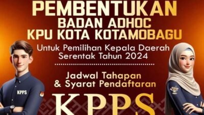KPU Kotamobagu Buka Pendaftaran KPPS Pilkada 2024, Hairun Laode Sampaikan Ini