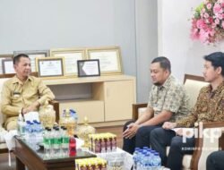 Pj Bupati Bolmong dr Jusnan dan BPK RI Perwakilan Sulut Gelar Entry Meeting