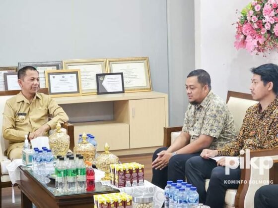 Pj Bupati Bolmong dr Jusnan dan BPK RI Perwakilan Sulut Gelar Entry Meeting