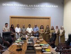 DPRD Bolmong Gelar Rapat Kerja Bersama Dinas Perpustakaan dan Dinas PPKB