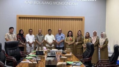 DPRD Bolmong Gelar Rapat Kerja Bersama Dinas Perpustakaan dan Dinas PPKB