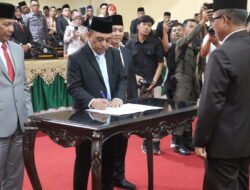 DPRD Bolmong Gelar Paripurna Serah Terima Jabatan Bupati dan Wakil Bupati Periode 2025-2030